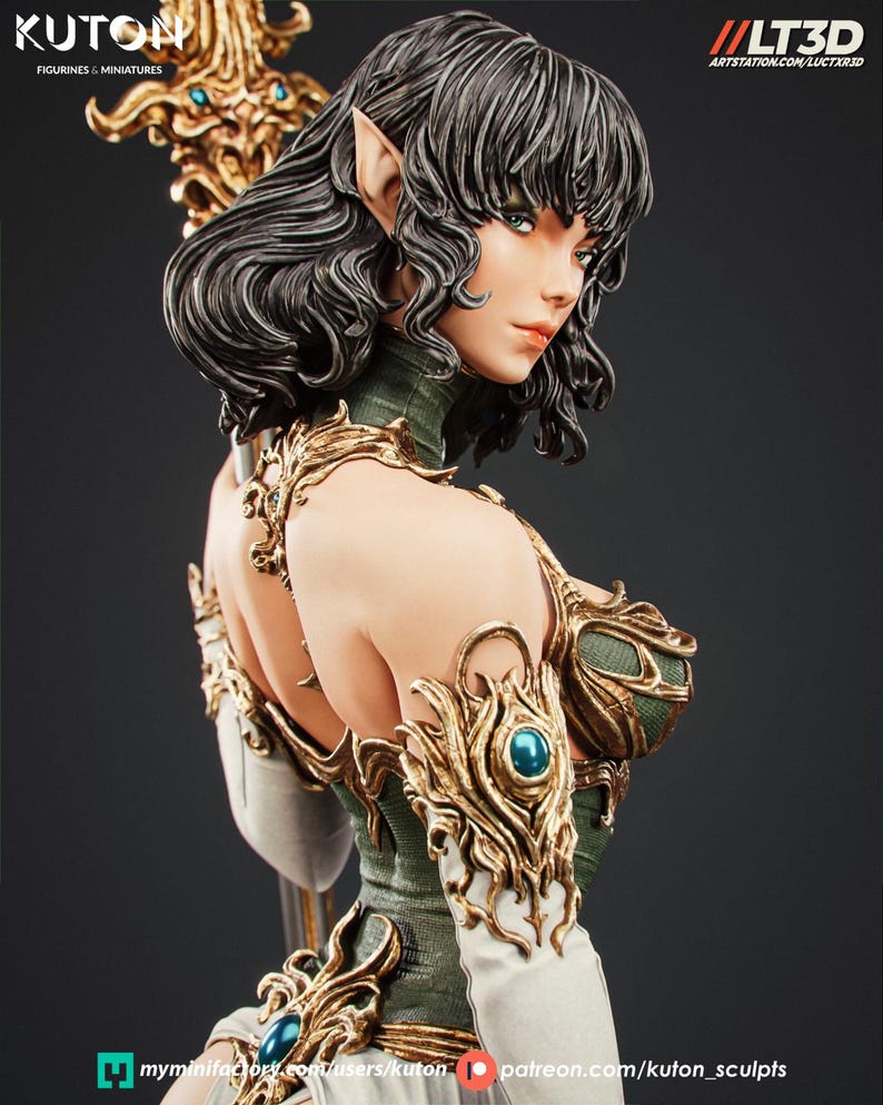 Luneth — FF III | 1/8 1/6 Scale Resin Figure | Unpainted or Hand-Painted | 3D Printed Fan Art | Collector Gift image 6