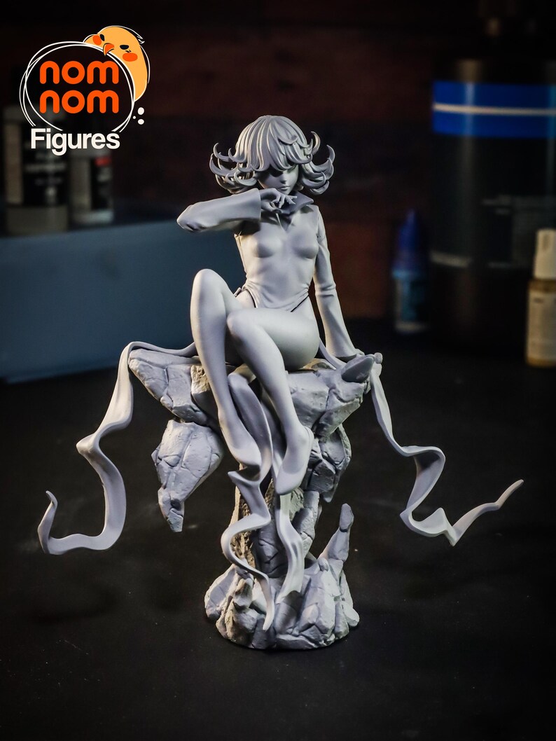 Atsu One-Punch Man Resin Figure – 1/8 1/6 Scale 3D Printed Fan Art Statue | Collector Gift image 1