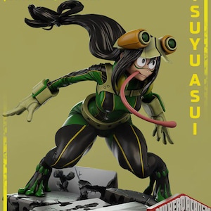 Froppy | 1/8 1/6 Scale Resin Figure | Unpainted or Hand-Painted | 3D Printed Fan Art | Collector Gift image 1
