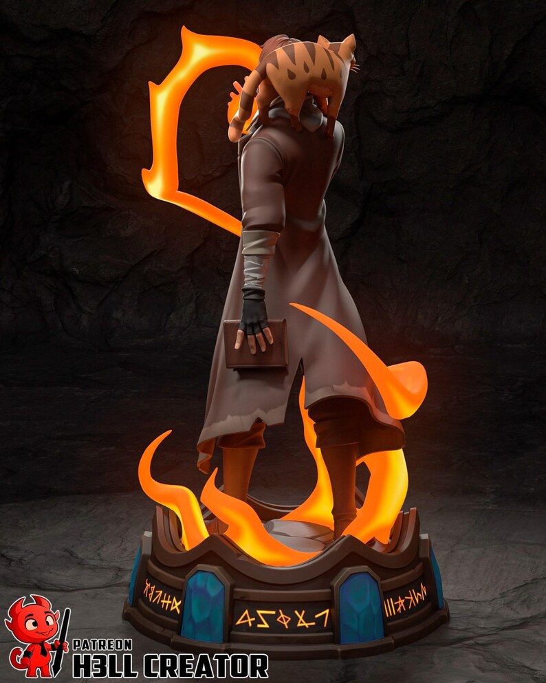 Caleb Widogast Critical Role Resin Figure – 1/8 1/6 Scale 3D Printed Statue | Collector Gift image 5