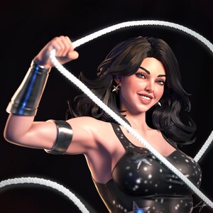 Donna Troy DC Comics Resin Figure – 1/8 1/6 Scale 3D Printed Fan Art Kit | Collector Gift image 10