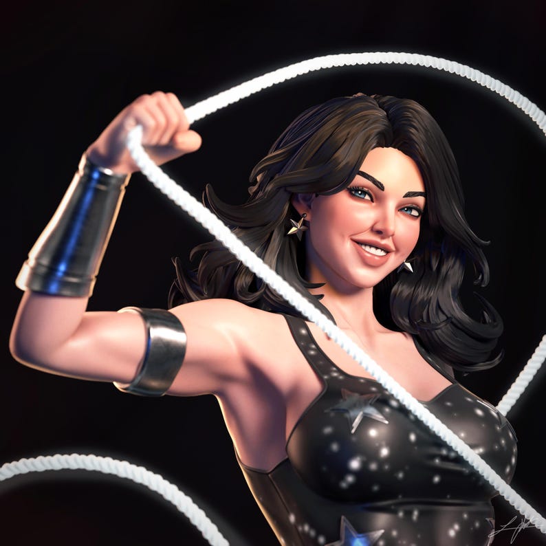Donna Troy DC Comics Resin Figure – 1/8 1/6 Scale 3D Printed Fan Art Kit | Collector Gift image 10