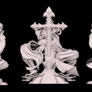 Implacable Azur Lane — Azur Lane | 1/8 1/6 Scale Resin Figure | Unpainted or Hand-Painted | 3D Printed Fan Art | Collector Gift image 7