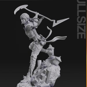 Sciel Clair Obscur Expedition 33 Resin Figure – 1/8 1/6 Scale Fan Art Statue | Collector Gift image 9