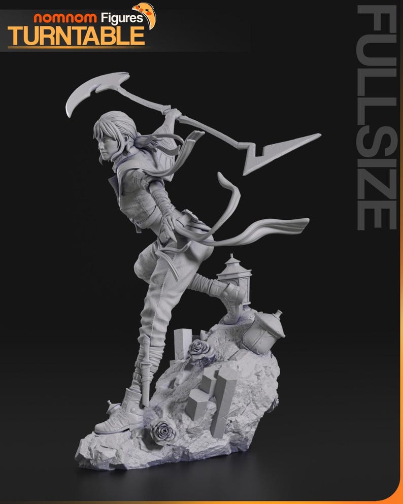 Sciel Clair Obscur Expedition 33 Resin Figure – 1/8 1/6 Scale Fan Art Statue | Collector Gift image 9