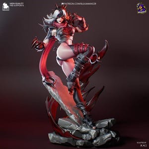 Malice Die unsichtbare Frau — Wunder | 1/8 bis 1/6 Harz Figur | Unbemalt oder Handbemalt | 3D gedruckte Fan Art | Sammler Geschenk Bild 6