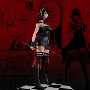 Anya Yor Forger Spy X Family Resin Figure – 1/8 1/6 Scale 3D Printed Statue | Collector Gift image 4