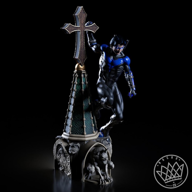 Nightwing DC Comics Resinfigur, Maßstab 1:8/1:6, unbemalter Bausatz oder handbemalt, 3D-gedrucktes Sammlerstück Bild 10
