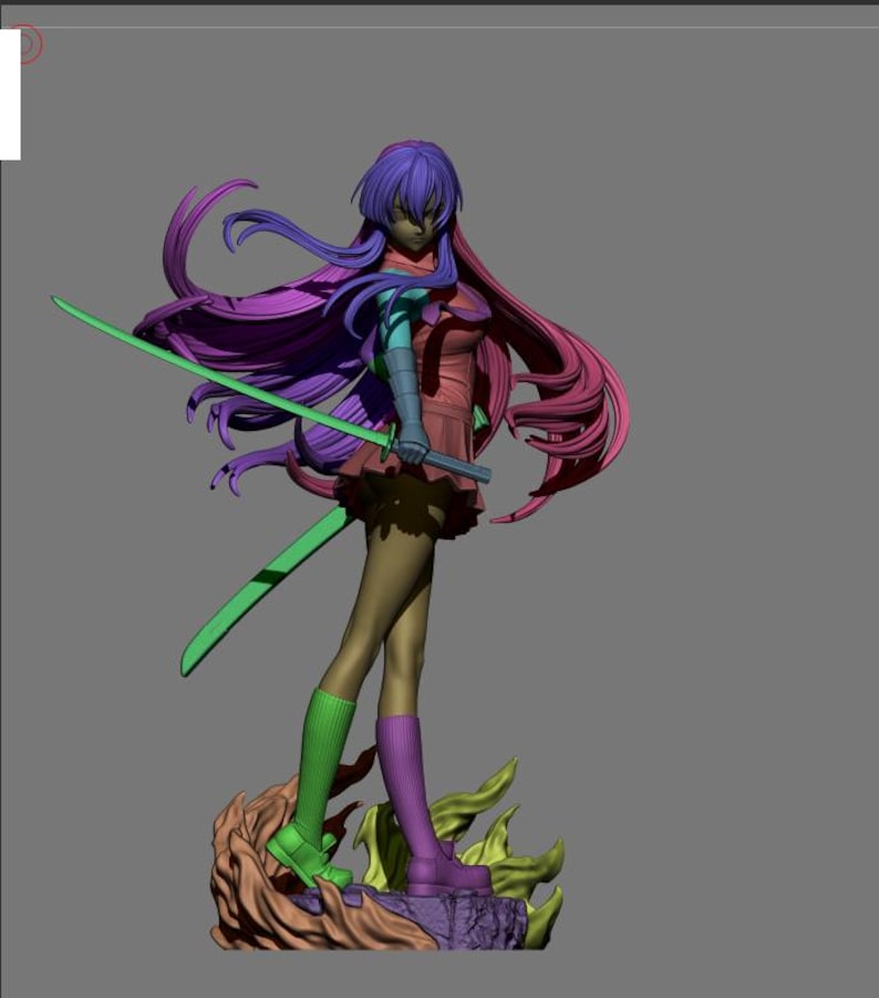 Akame Resin Figure – 1/8 1/6 Scale 3D Printed Fan Art Garage Kit | Collector Gift imagen 8