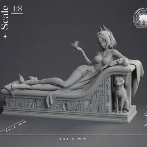 Nefer — Genshin Impact | 1/8 1/6 Scale Resin Figure | Unpainted or Hand-Painted | 3D Printed Fan Art | Collector Gift image 4