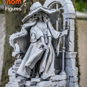 Ranni the Witch — Elden Ring | 1/8 1/6 Scale Resin Figure | Unpainted or Hand-Painted | 3D Printed Fan Art | Collector Gift imagen 6
