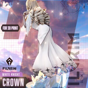Nikke Goddess Of Victory Crown | 1/8 1/6 Scale Resin Figure | Unpainted or Hand-Painted | 3D Printed Fan Art | Collector Gift image 6