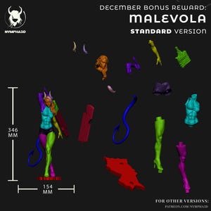 Malevola — Dispatch | 1/8 1/6 Scale Resin Figure | Unpainted or Hand-Painted | 3D Printed Fan Art | Collector Gift Bild 8