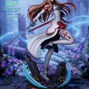 Asuna — Sword Art Online | 1/8 1/6 Scale Resin Figure | Unpainted or Hand-Painted | 3D Printed Fan Art | Collector Gift image 3