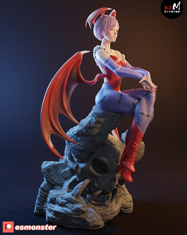 Lilith Borderlands Resin Figure – 1/8 1/6 Scale 3D Printed Fan Art Statue | Collector Gift image 2