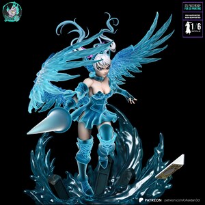 Noelle Silva Black Clover Resinfigur – Skala 1/6 3D-tryckt fankonststaty | Samlargåva bild 4