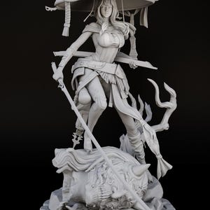 Scarlet Stellar Blade Harzfigur - 1/8 1/6 3D gedruckte Fan Art Statue | Sammler Geschenk Bild 8