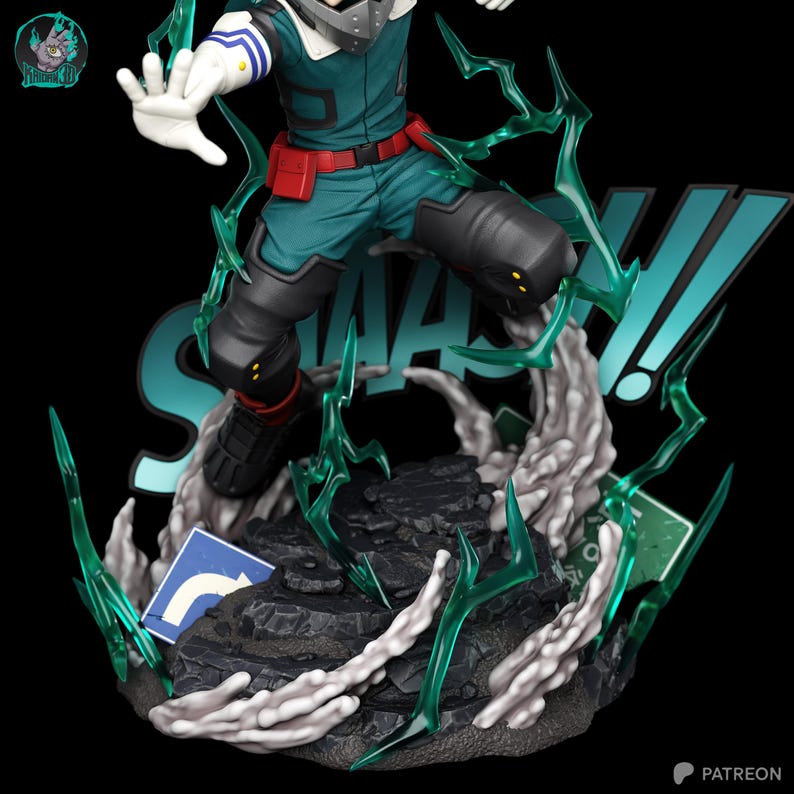 Izuku Midoriya (Deku) — My Hero Academia | 1/8 1/6 Scale Resin Figure | Unpainted or Hand-Painted | 3D Printed Fan Art | Collector Gift image 4