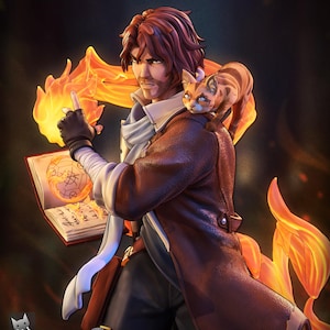 Figura de Caleb Widogast de Critical Role – Estátua em resina na escala 1/8/1/6 (sem pintura) | Presente para colecionadores imagem 1