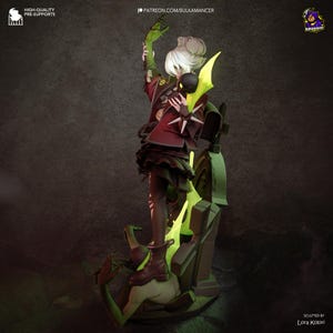 Graves Ver. B — League of Legends | 1/8 1/6 Scale Resin Figure | Unpainted or Hand-Painted | 3D Printed Fan Art | Collector Gift image 9