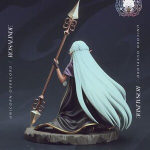 Rosalinde — Unicorn Overlord | 1/8 1/6 Scale Resin Figure | Unpainted or Hand-Painted | 3D Printed Fan Art | Collector Gift image 5