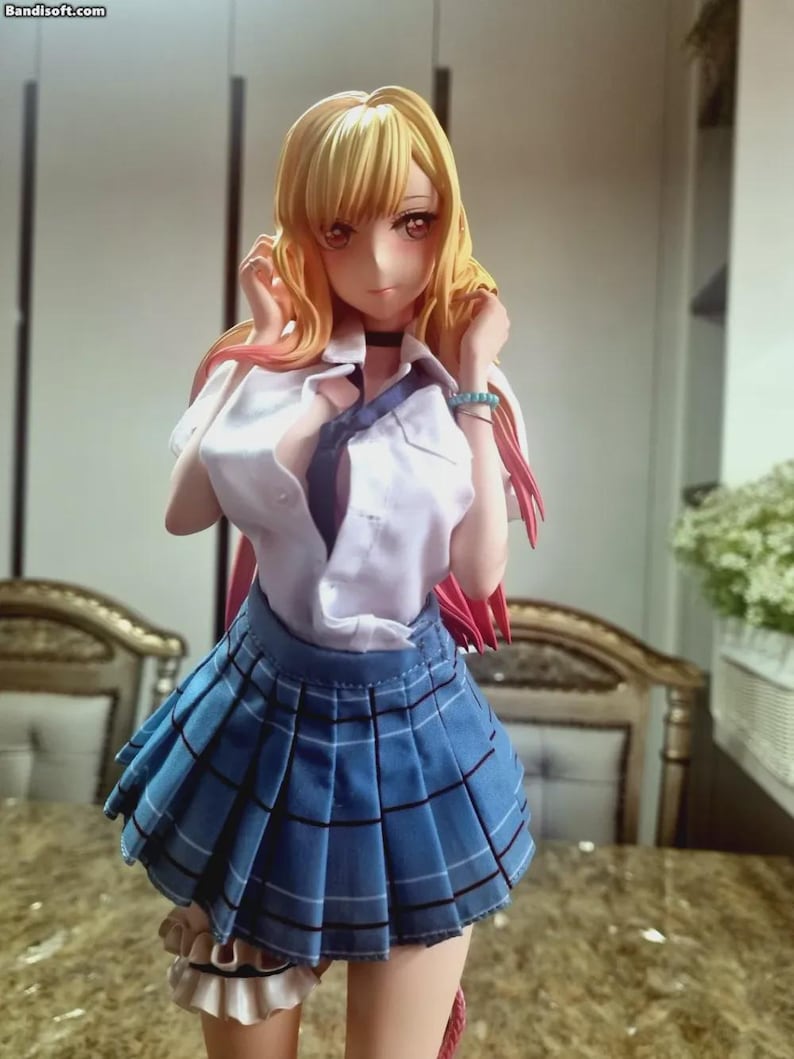Marin Kitagawa My Dress-Up Darling Anime Figure, 1/8 1/6 Scale Resin Statue, Unpainted Garage Kit or Hand Painted, 3D Printed Collectible imagen 6