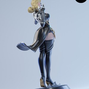 Emma Frost — Marvel | Figurka z żywicy w skali 1/8 1/6 | Fanowska grafika drukowana w 3D | Niepomalowany zestaw garażowy | Figurka kolekcjonerska | Prezent dla kolekcjonera zdjęcie 6