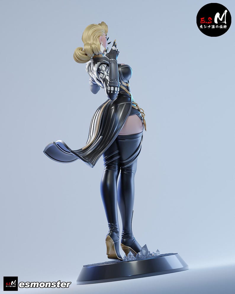 Emma Frost — Marvel | Figurka z żywicy w skali 1/8 1/6 | Fanowska grafika drukowana w 3D | Niepomalowany zestaw garażowy | Figurka kolekcjonerska | Prezent dla kolekcjonera zdjęcie 6