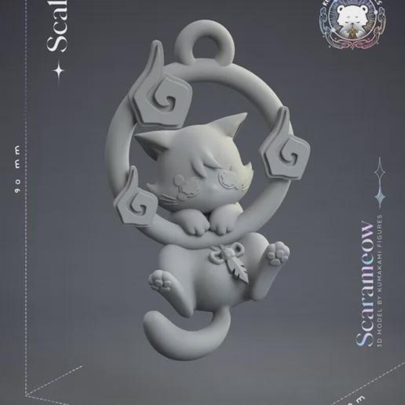 MysticRealms Bundle — Mixed (Kumakami) | 1/8 1/6 Scale Resin Figure | Unpainted or Hand-Painted | 3D Printed Fan Art | Collector Gift zdjęcie 8