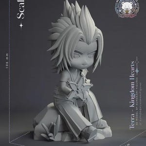 Kingdom Hearts Bundle — Kingdom Hearts | 1/8 1/6 Scale Resin Figure | Unpainted or Hand-Painted | 3D Printed Fan Art | Collector Gift image 6