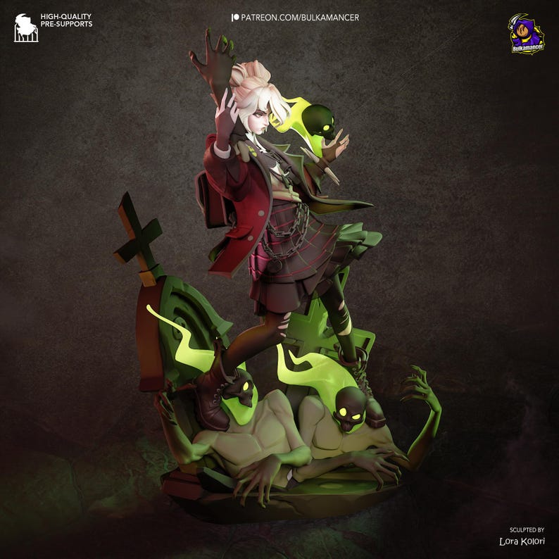 Graves Ver. B — League of Legends | 1/8 1/6 Scale Resin Figure | Unpainted or Hand-Painted | 3D Printed Fan Art | Collector Gift image 7