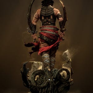 Prince of Persia Fan Art Resin Figure – 1/8 1/6 Scale Unpainted Statue | Collector Gift image 3
