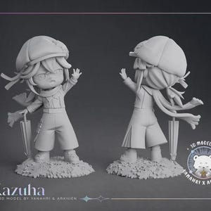 MysticRealms Bundle — Mixed (Kumakami) | 1/8 1/6 Scale Resin Figure | Unpainted or Hand-Painted | 3D Printed Fan Art | Collector Gift zdjęcie 3