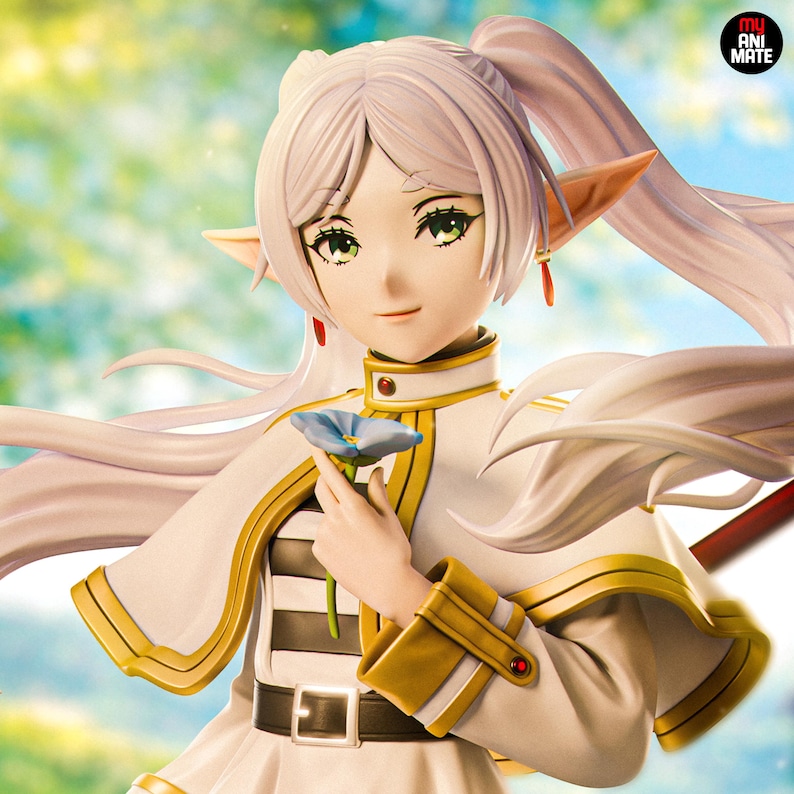 Frieren: Beyond Journey's End Resin Figure – 1/8 1/6 Scale 3D Printed Fan Art Statue | Collector Gift image 2