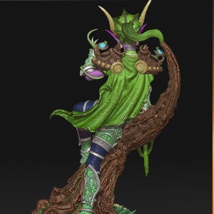Ysera World of Warcraft Resin Figur - 3D Gedruckte Fan Art Statue 1/8 1/6 | Sammler Geschenk Bild 4