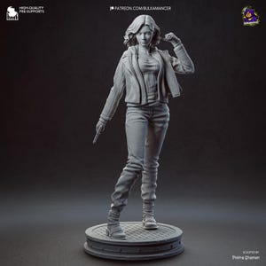 Figura de resina de Grace Ashcroft de Resident Evil – Escala 1/8 1/6 Estatua de fan art impresa en 3D / Regalo de coleccionista imagen 10