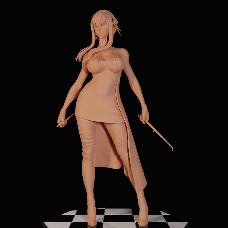 Anya Yor Forger Spy X Family Resin Figure – 1/8 1/6 Scale 3D Printed Statue | Collector Gift image 10