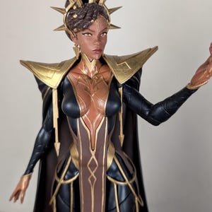 Figurine en résine de Mel Medarda – Statue de fan art des arcanes de League of Legends (échelle 1/8 1/6) | Cadeau de collection image 4