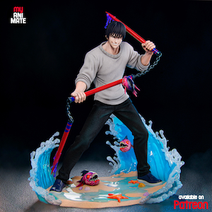 Toji Fushiguro Jujutsu Kaisen Resin Figur - 1/8 1/6 Fan Art Statue | Sammler Geschenk Bild 8