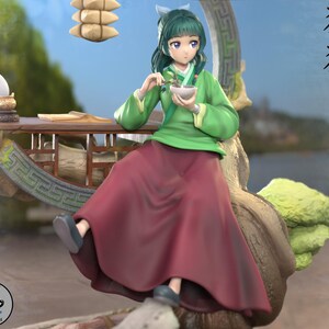 Maomao Apothecary Diaries Resin Figure – 1/8 1/6 Scale 3D Printed Fan Art Statue | Collector Gift image 2
