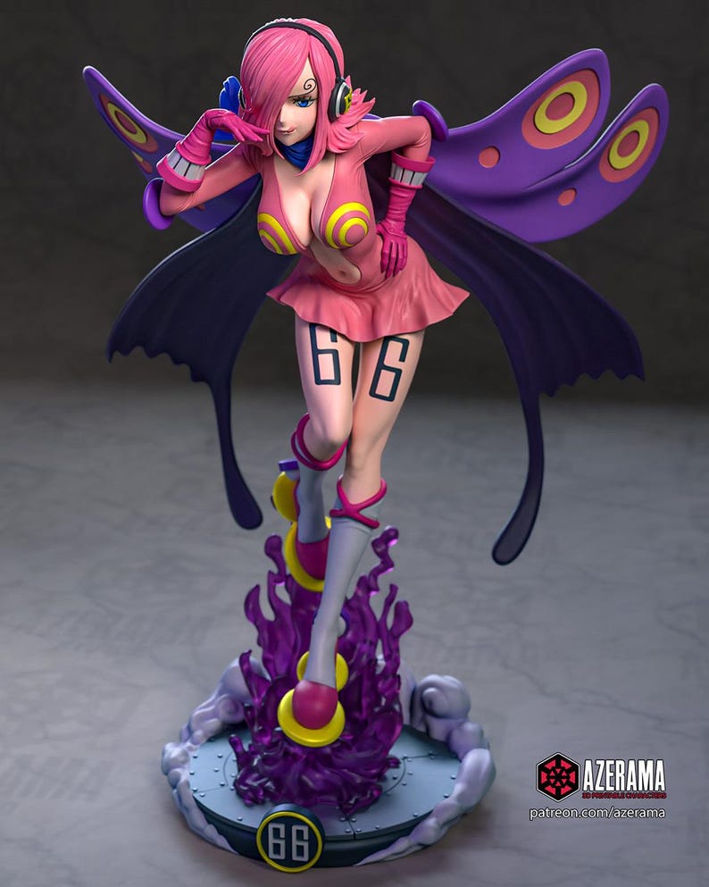 Vinsmoke Reiju One Piece Resin Figure – 1/8 1/6 Scale 3D Printed Fan Art Statue | Collector Gift image 2
