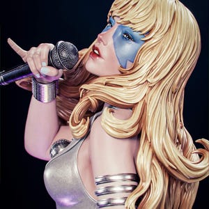 Dazzler Resin Figure – 1/8 1/6 Scale 3D Printed Fan Art Statue | Collector Gift image 9