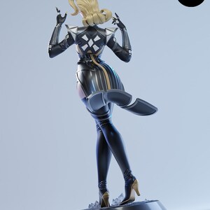 Emma Frost — Marvel | Figurka z żywicy w skali 1/8 1/6 | Fanowska grafika drukowana w 3D | Niepomalowany zestaw garażowy | Figurka kolekcjonerska | Prezent dla kolekcjonera zdjęcie 8