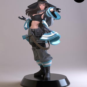 Maki Zenin Jujutsu Kaisen Harzfigur - 1/8 1/6 3D gedruckte Statue | Sammler Geschenk Bild 1