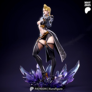 Emma Frost — Marvel | 1/8 1/6 Scale Resin Figure | Unpainted or Hand-Painted | 3D Printed Fan Art | Collector Gift image 2