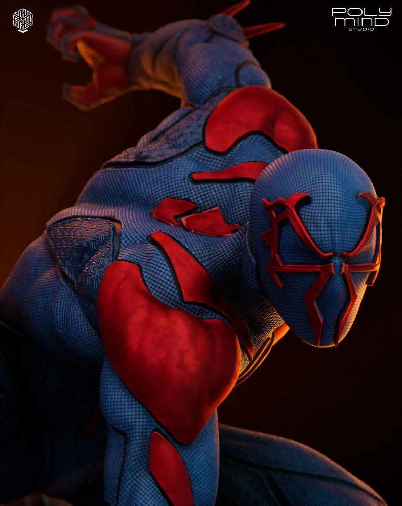 Spider-Man — Marvel Comics | 1/8 1/6 Scale Resin Figure | 3D Printed Fan Art | Unpainted Garage Kit | Collector Statue | Collector Gift bild 3