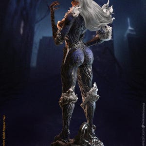 Black Cat — Marvel Comics | 1/8 1/6 Scale Resin Figure | Unpainted or Hand-Painted | 3D Printed Fan Art | Collector Gift image 4