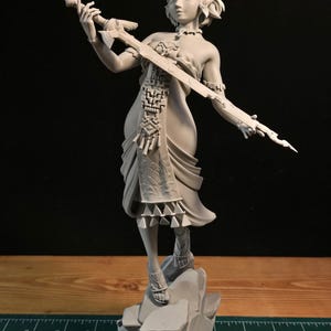 Princess Zelda Resin Figure – 1/8 1/6 Scale 3D Printed Fan Art Statue | Collector Gift image 4
