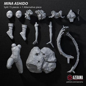 Mina Ashido My Hero Academia Resin Figure – 1/8 1/6 Scale 3D Printed Statue | Collector Gift image 7