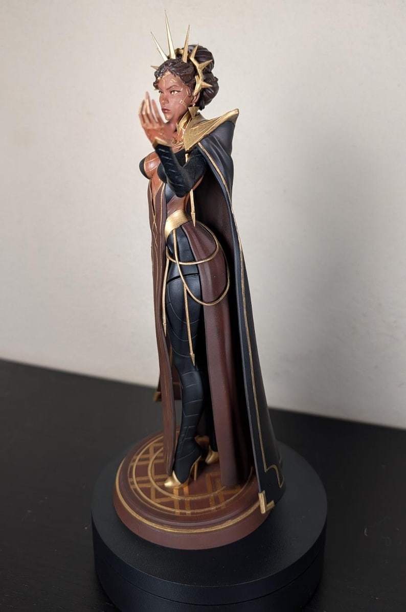 Figurine en résine de Mel Medarda – Statue de fan art des arcanes de League of Legends (échelle 1/8 1/6) | Cadeau de collection image 3